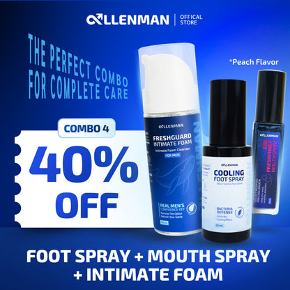 AllenMan, Freshfrost Mouth Spray Fresh Breath Men, 10ml