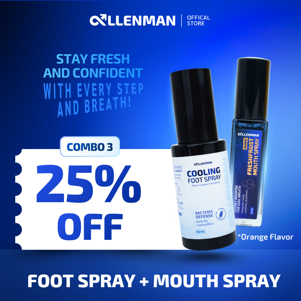 AllenMan, Freshfrost Mouth Spray Fresh Breath Men, 10ml