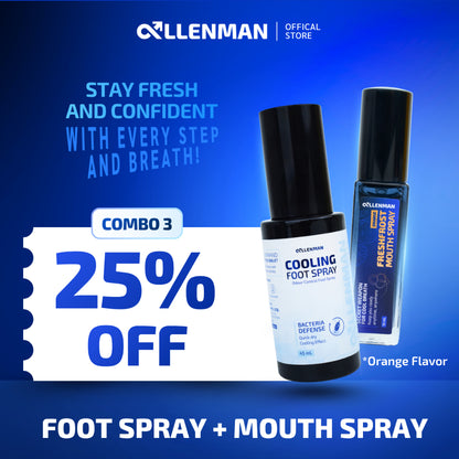 AllenMan, Freshfrost Mouth Spray Fresh Breath Men, 10ml