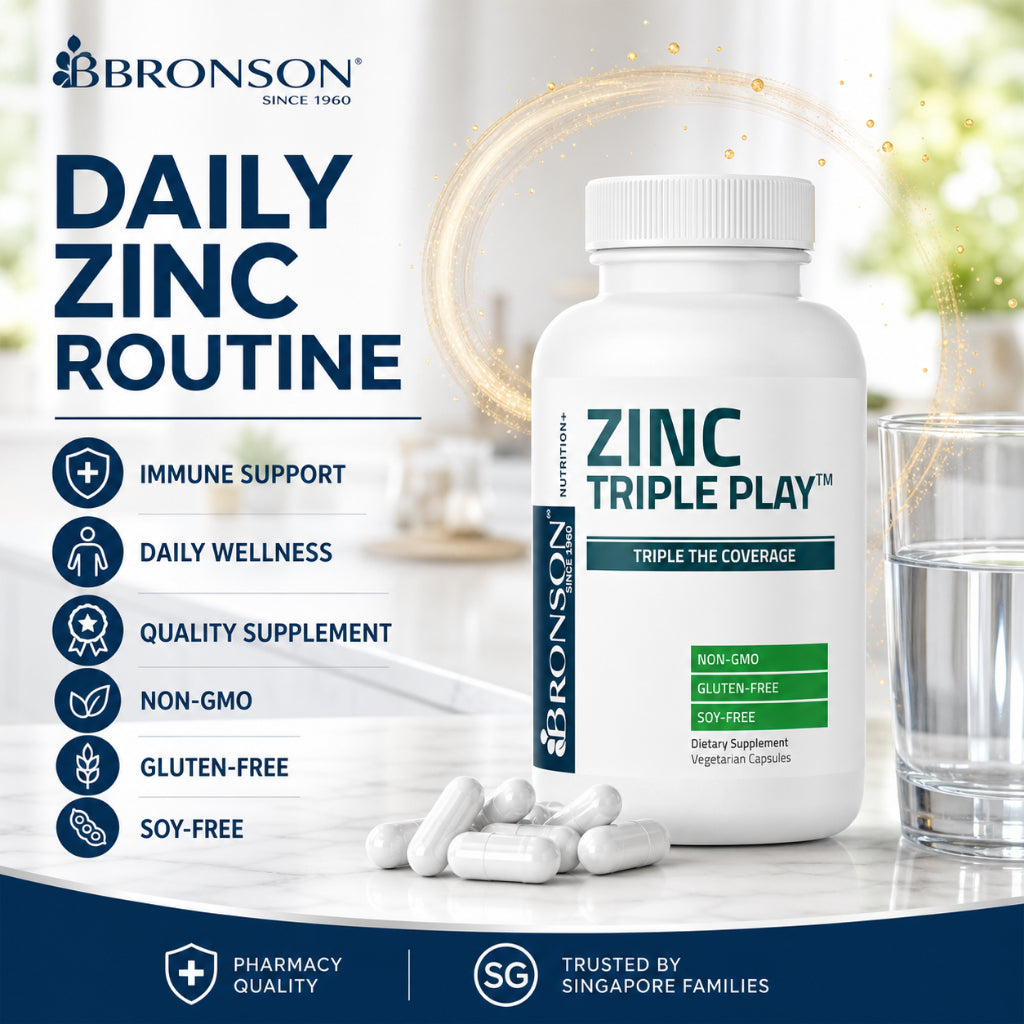 Bronson, Zinc Triple Play 30 mg Triple, 30mg