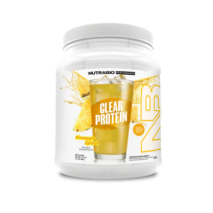 NutraBio, Clear Protein Powder Whey Protein Isolate, 20Servings
