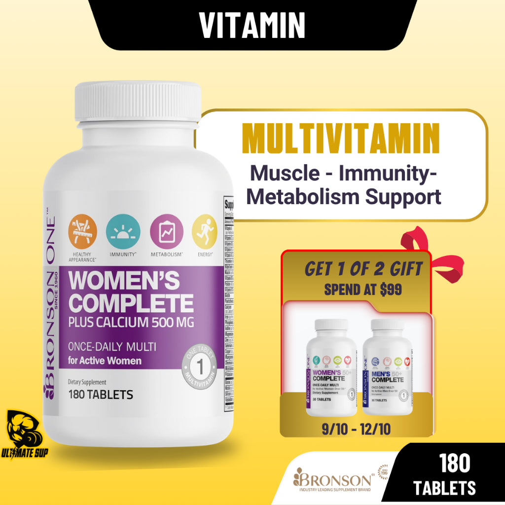 Bronson, ONE Daily Women’s Complete Multivitamin Multimineral, 180Tablets
