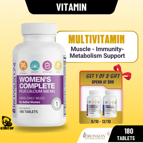 Bronson, ONE Daily Women’s Complete Multivitamin Multimineral, 180Tablets