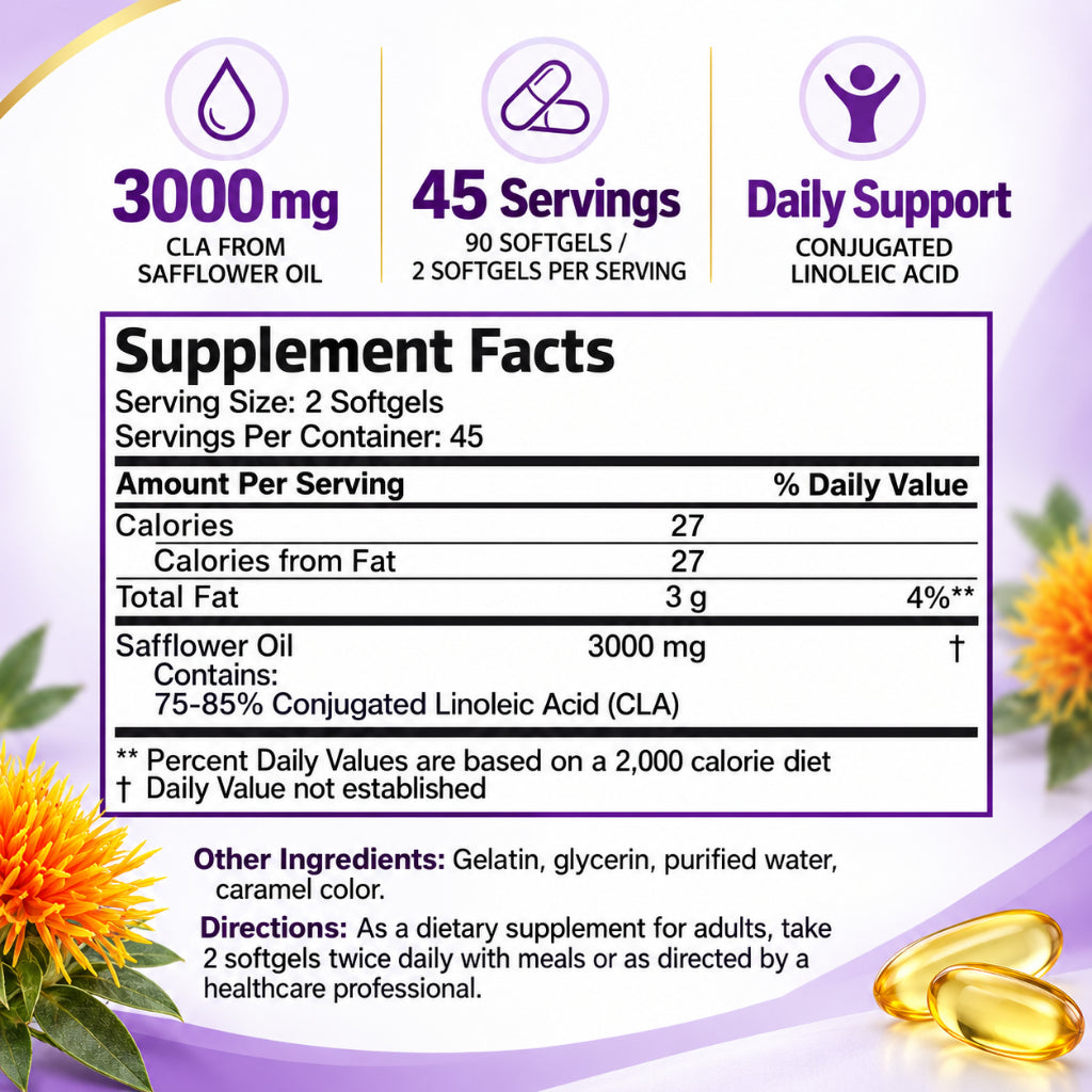 Bronson, CLA 3000 Conjugated Linoleic Acid Non-Stim