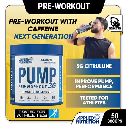 Applied Nutrition, PUMP Pre-Workout Pump Support Energy Focus, 3G