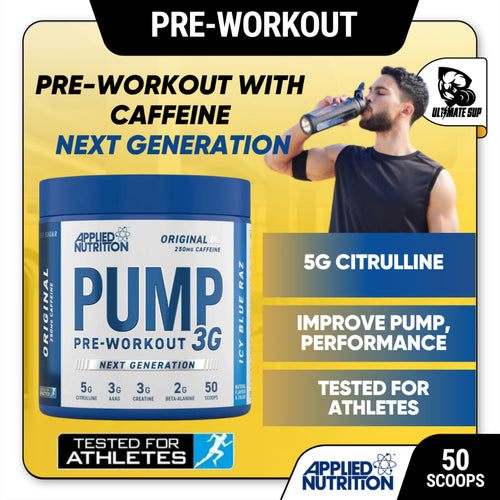Applied Nutrition, PUMP Pre-Workout Pump Support Energy Focus, 3G