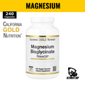 California Gold Nutrition, Magnesium Bisglycinate, Formulated with TRAACS, Overall Health, 200 mg, 240 Veggie Capsules - Ultimate Sup Singapore