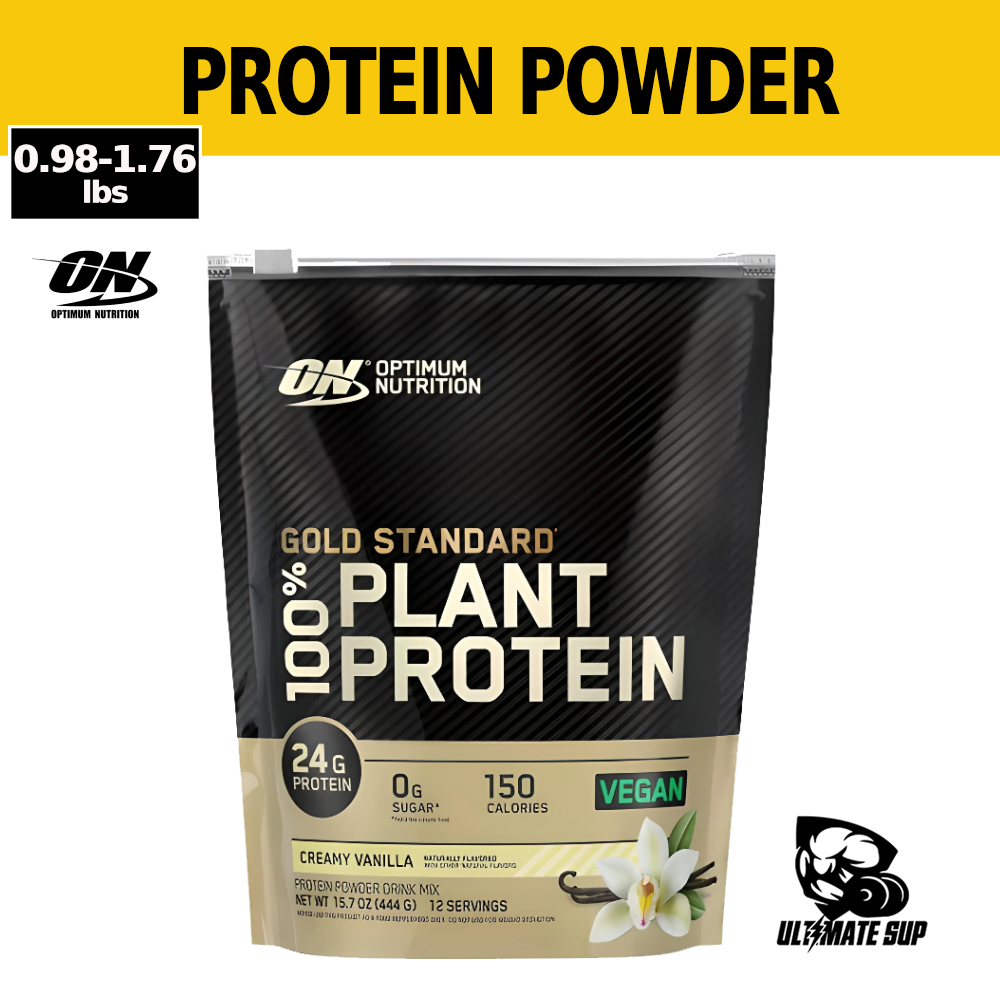 Optimum Nutrition, Gold Standard 100% Plant Protein Powder for Vegan, Muscle Support, 0.98 lbs - 1.76 lbs