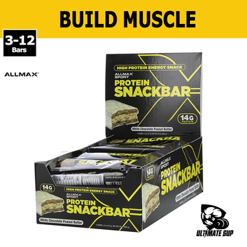 Allmax Nutrition, High Protein Energy Snack, 3-12 Bars, 2oz (57g) Each - Ultimate Sup Singapore