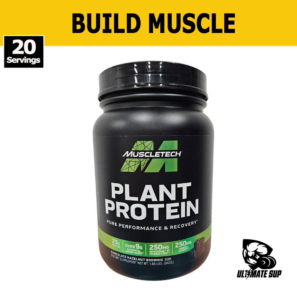 MuscleTech, Plant Protein, Pure Performance & Recovery, 1.82 lbs (824 g), 20 Servings