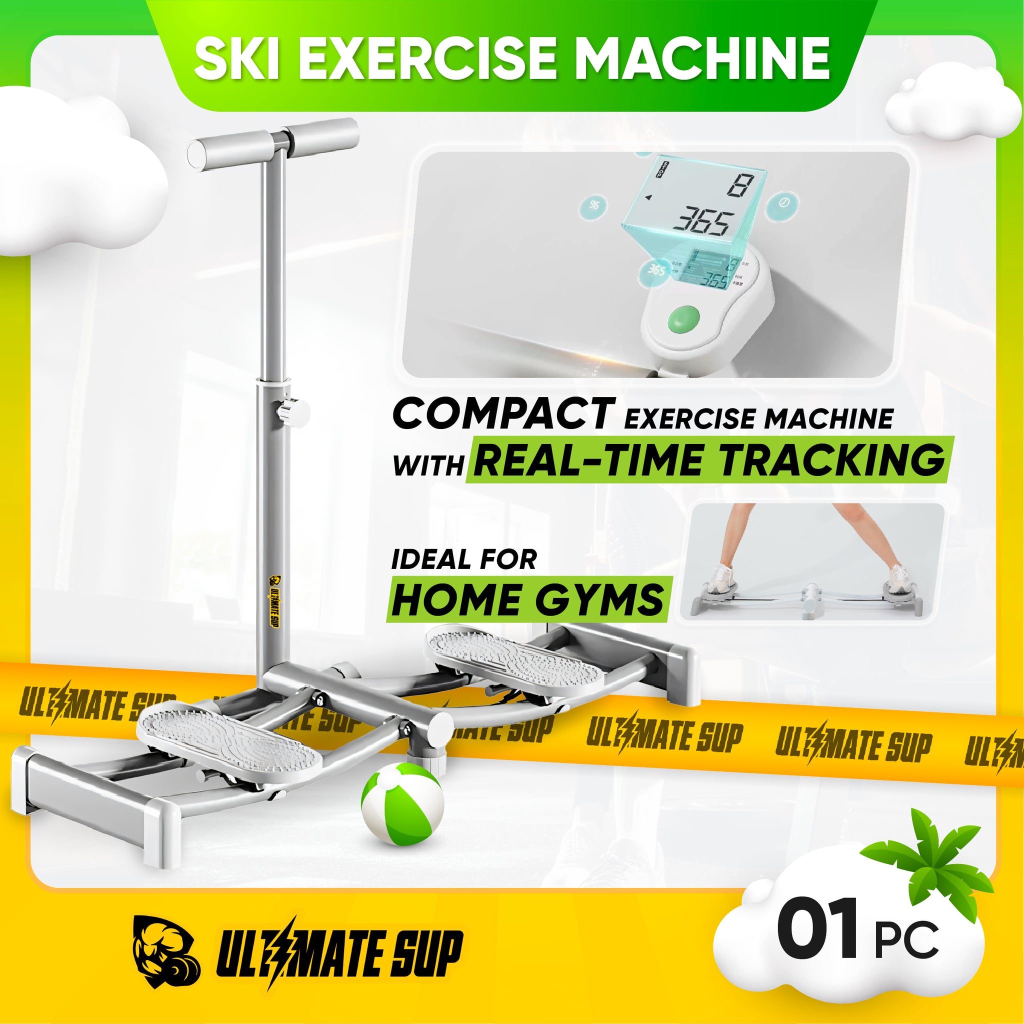 Ultimate Sup, Ski Exercise Machine, Leg Trainer - Ultimate Sup Singapore