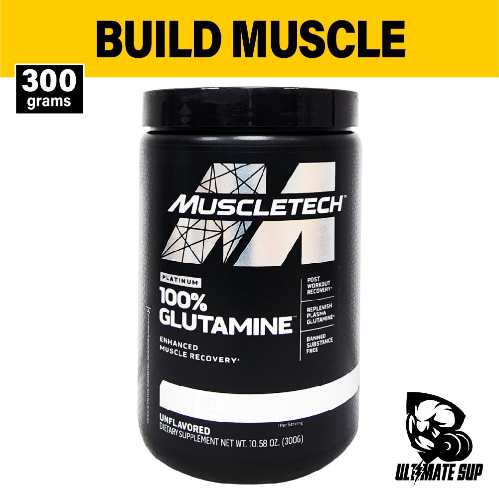 Muscletech, Platinum 100% Glutamine, 60 servings - Ultimate Sup Singapore