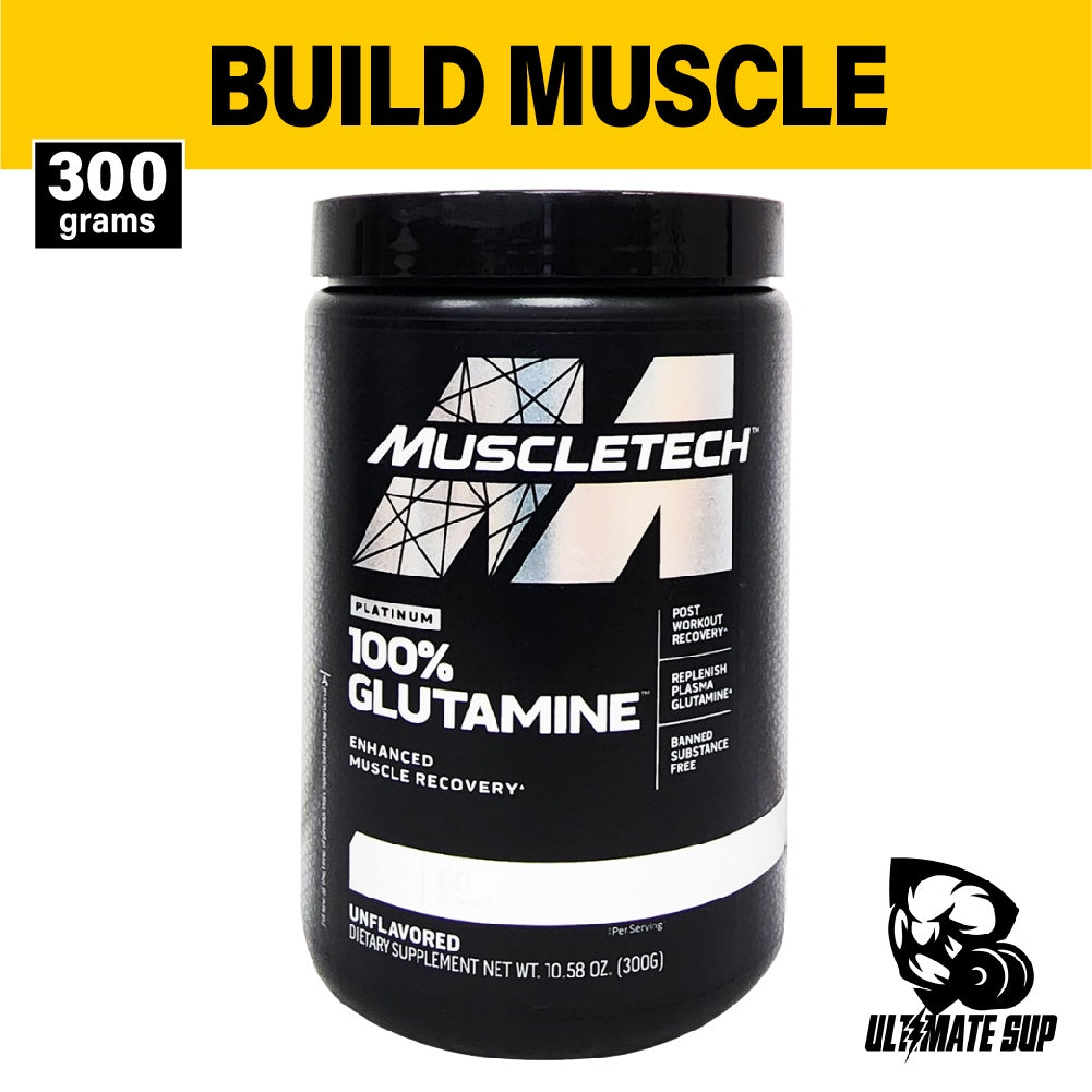 Muscletech, Platinum 100% Glutamine, 60 servings, thumbnail