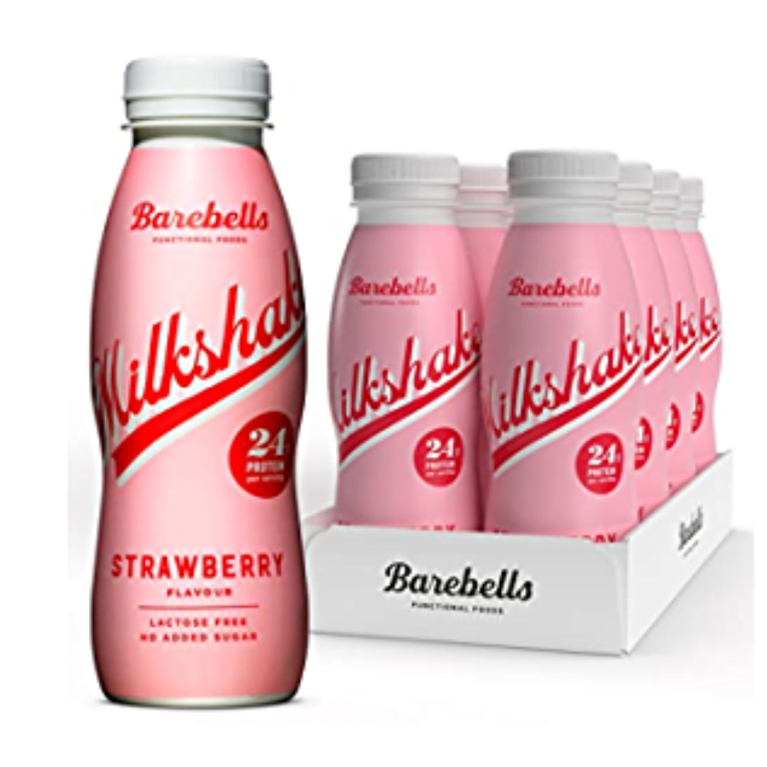Barebells, MilkShake, Protein Shakes, 8 bottles/box - Ultimate Sup Singapore