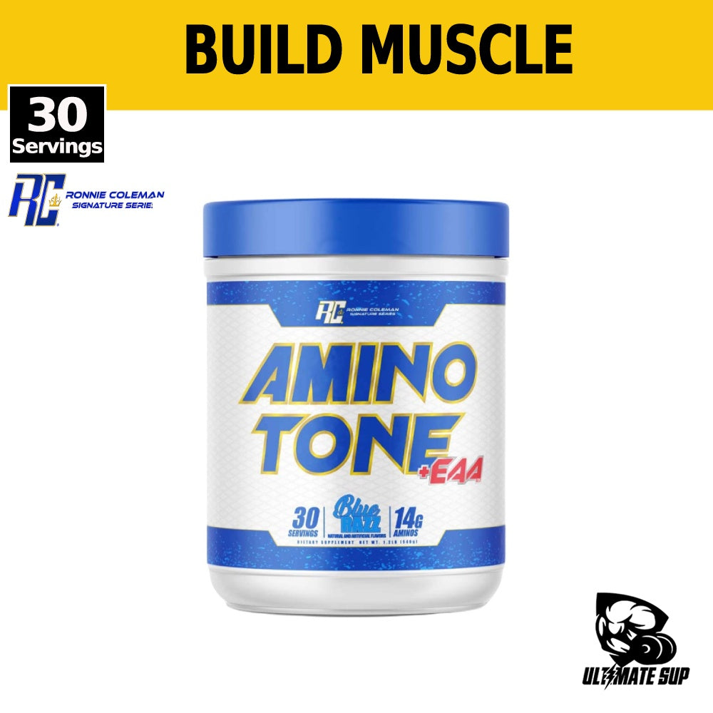 Ronnie Coleman, Amino Tone, EAA, 30 Servings - Ultimate Sup Singapore