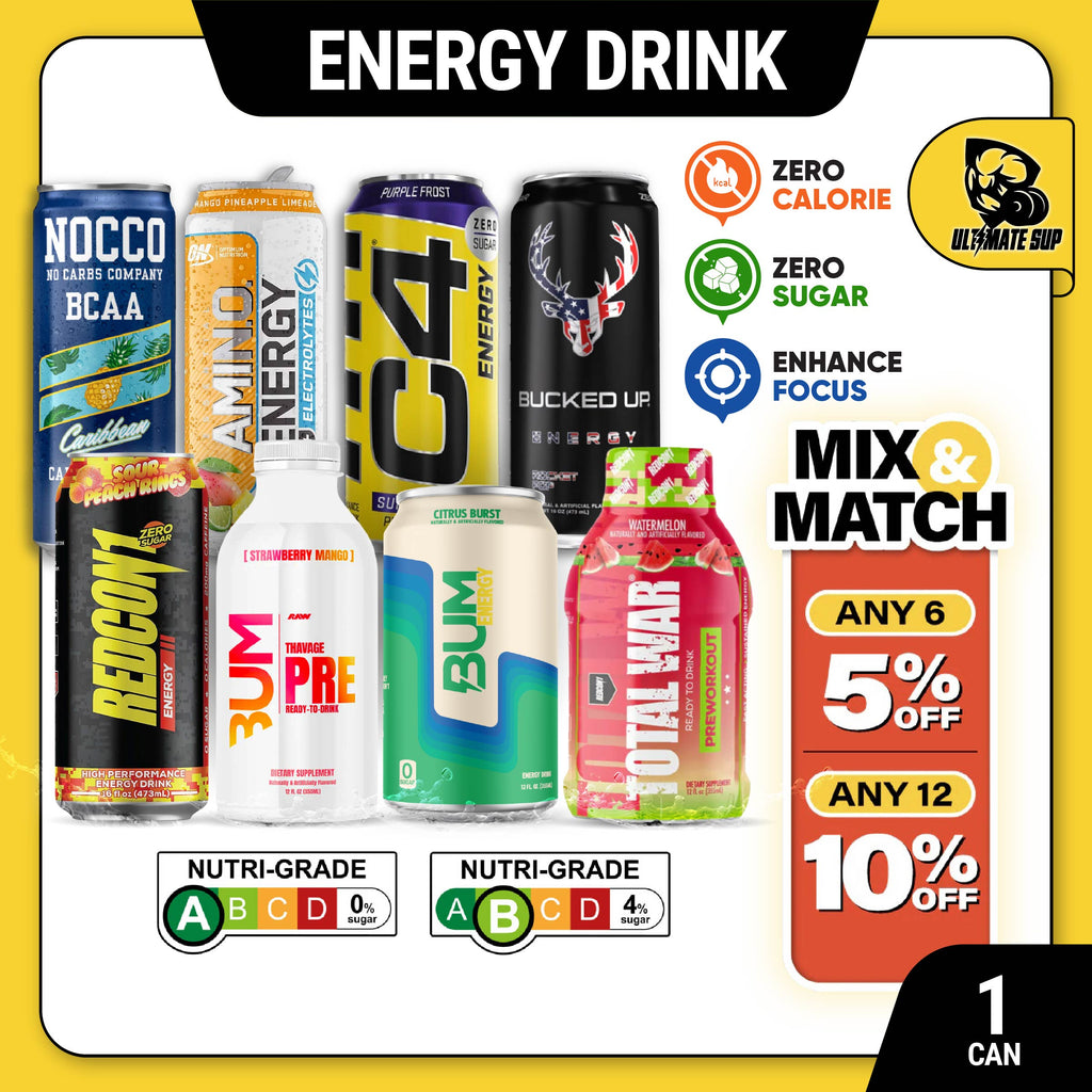 Energy Drink, Various Brands n Flavors, 1 can - Thumb