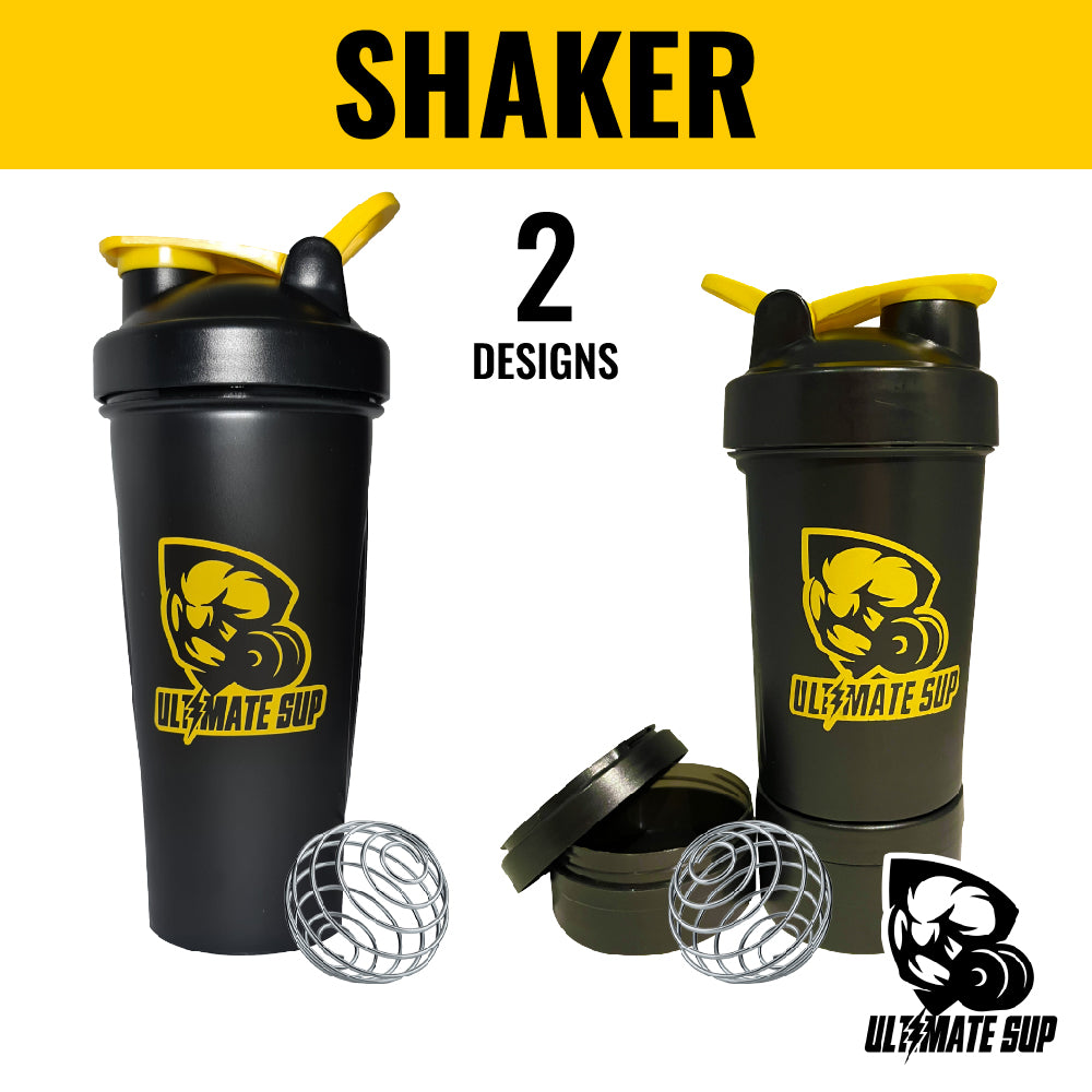Signature Protein Shaker, Water Bottle with Blender Ball - Ultimate Sup-thumb
