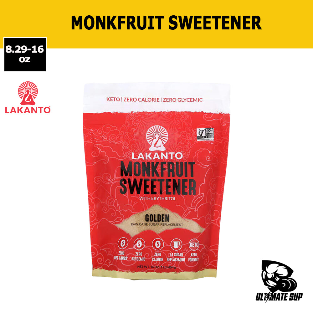 Lakanto, Monkfruit Sweetener with Erythritol, Golden, 8.29-16 oz