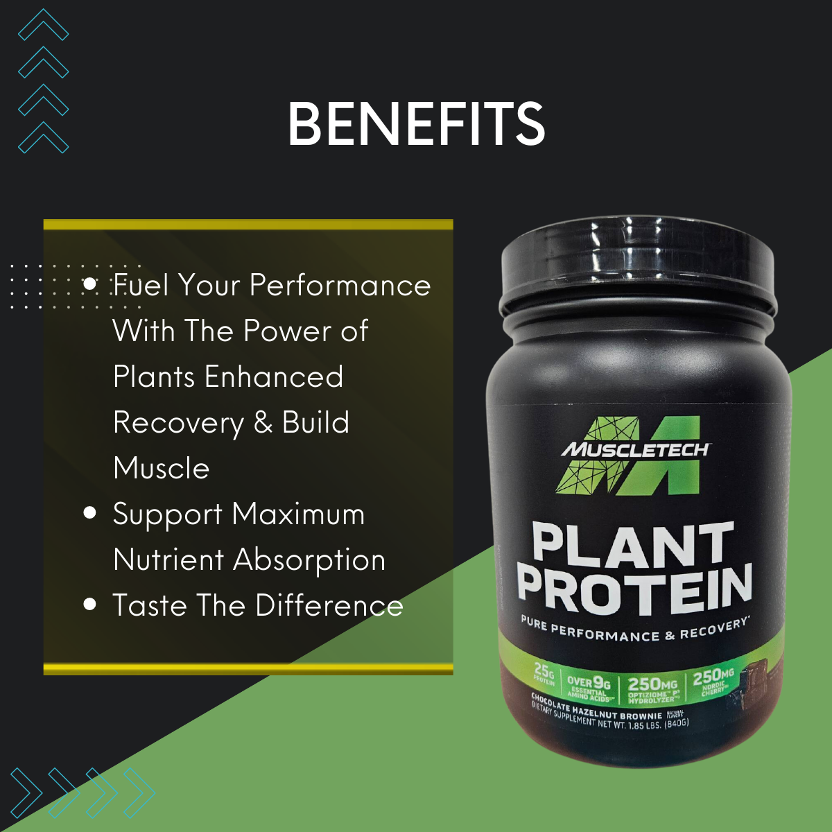 MuscleTech, Plant Protein, Pure Performance & Recovery, 1.82 lbs (824 g), 20 Servings - Ultimate Sup Singapore