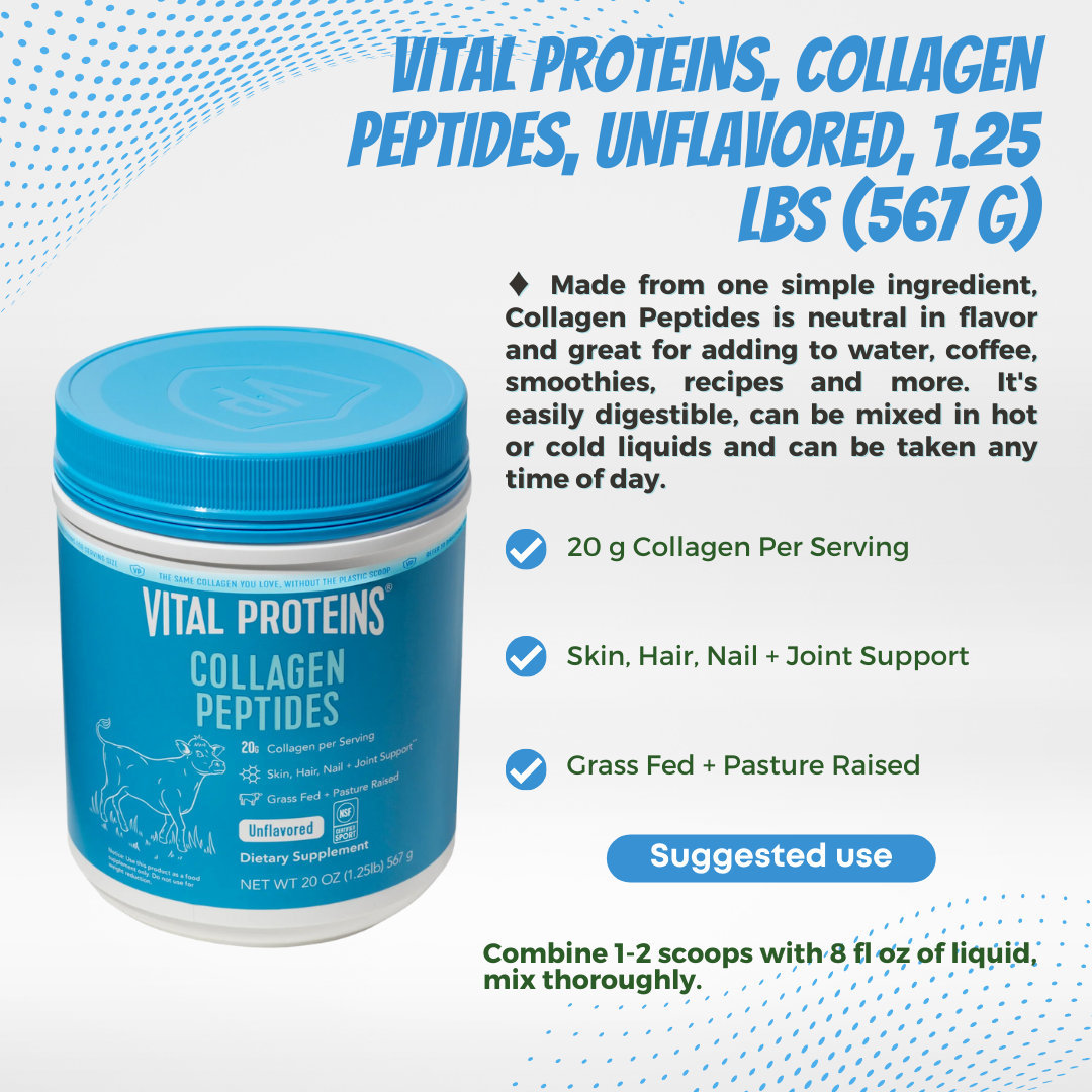 Vital Proteins, Collagen Peptides Powder, 284-567 gams - Ultimate Sup Singapore
