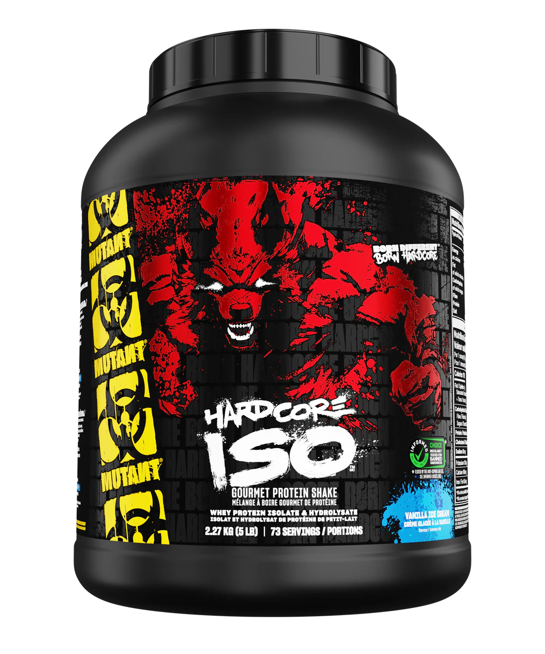 Mutant, Hardcore Iso (The Gourmet Standard) - Whey Isolate, 5 lbs