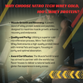 Why Choose Nitro Tech Whey Gold, 100% Whey Protein