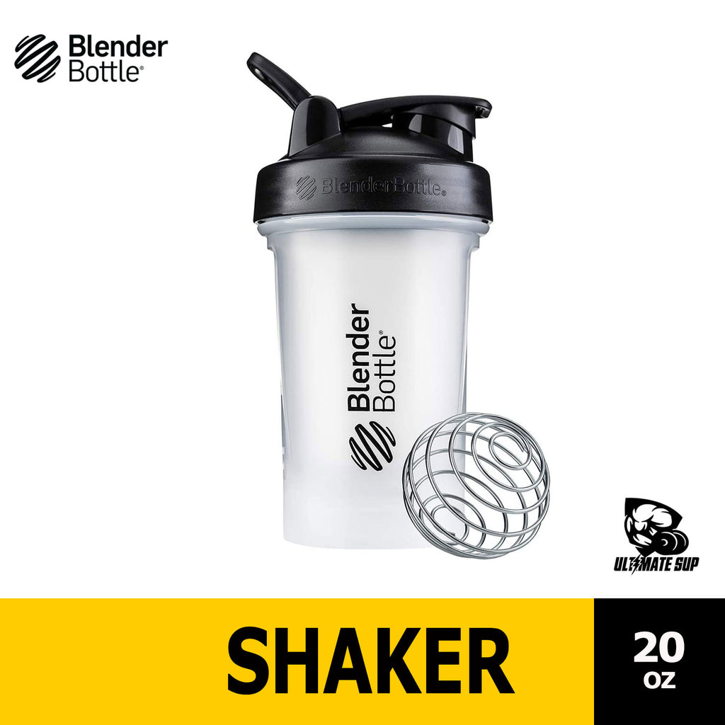 Blender Bottle, Protein Shaker, Water Bottle, Classic With Loop Version 2, 20oz