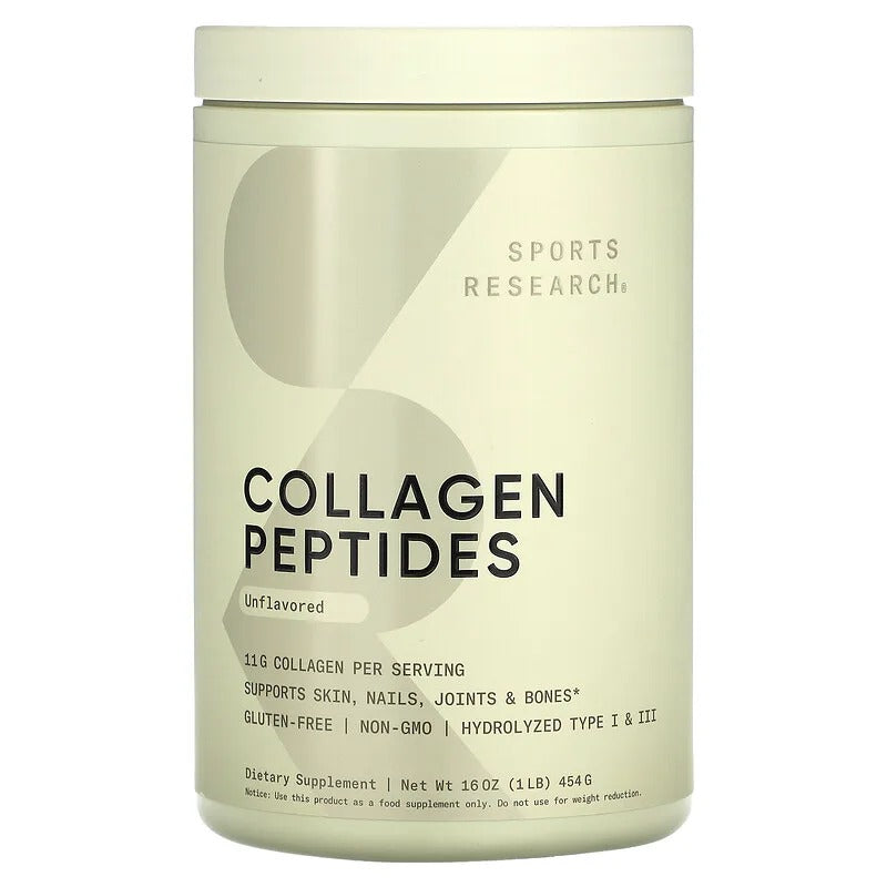 Sports Research, Collagen Peptides, 454-907g - Ultimate Sup Singapore