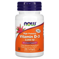 Now Foods, Vitamin D3, 1000-2000-5000 IU, 120-240-360 Softgels - Ultimate Sup Singapore