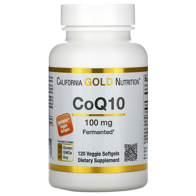 California Gold Nutrition, CoQ10, 100 mg, 120 Veggie Softgels - Ultimate Sup Singapore