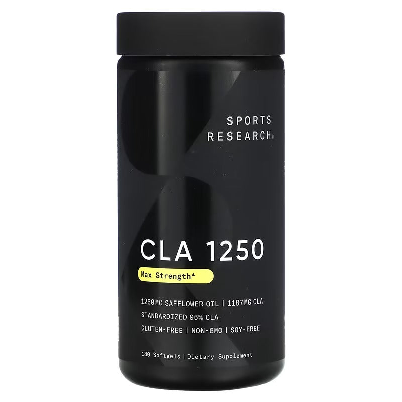 Sports Research, CLA 1250, Fat Burner, 1250 mg, 180 Softgels