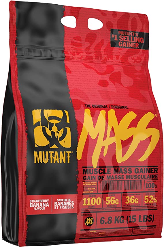 Mutant MASS, Mass Gainer, 2.27 KG (5 LBS) - 2.72 kg (6 LBS) - 6.8 KG (15 LBS) - Ultimate Sup Singapore