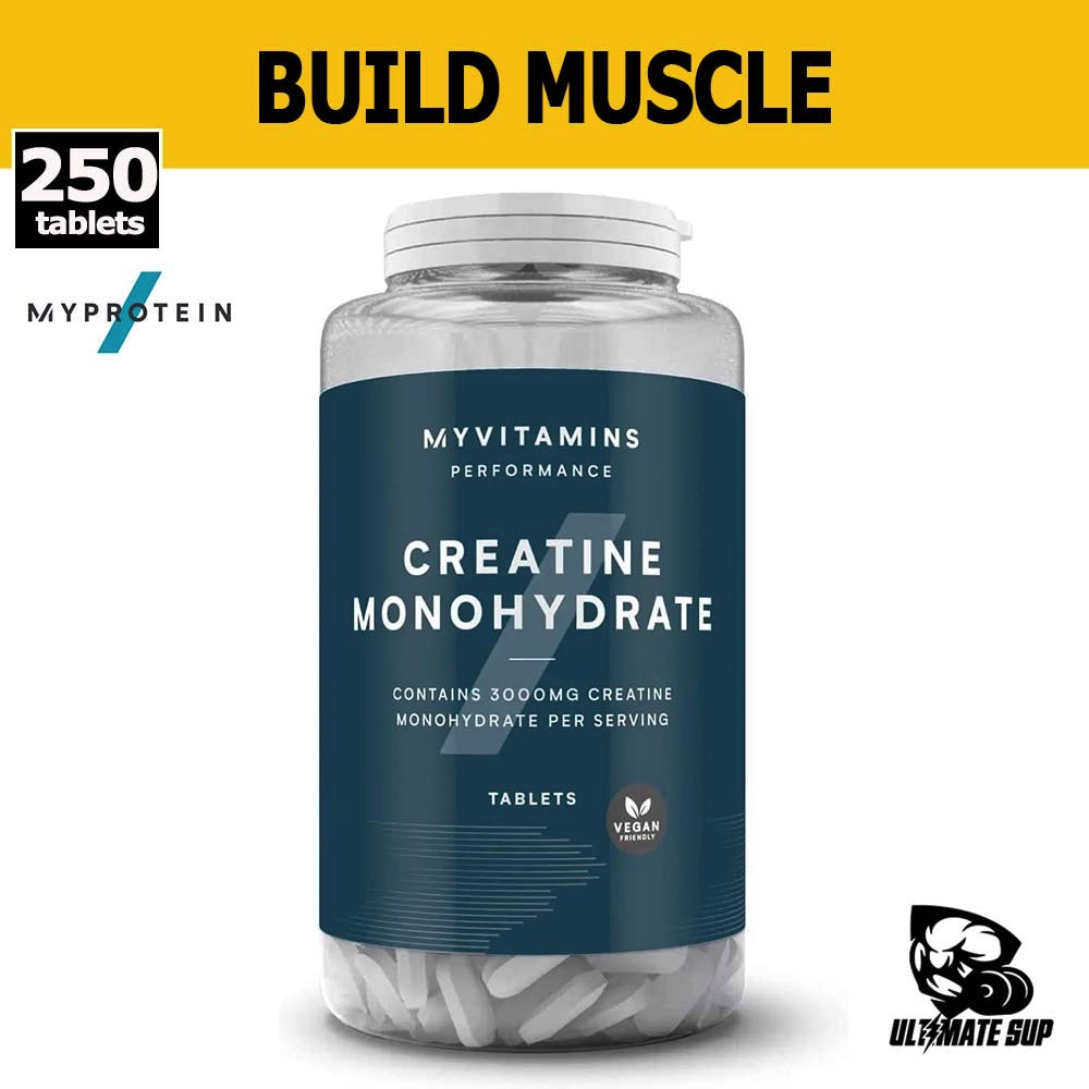 Thumbnail - Myprotein Creatine Monohydrate, Increase physical performance, 250 Tablets