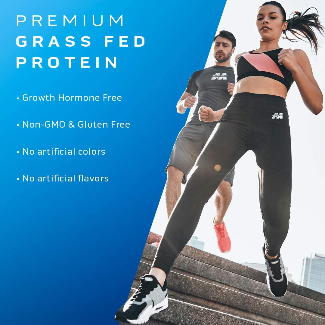 MuscleTech Grass Fed Whey Protein Powder for Muscle Gain 1.8 lbs