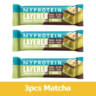 Myprotein, Layered, 3-12 bars, matcha