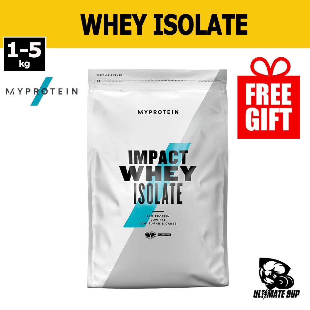 Myprotein, Impact Whey Isolate, 1kg - 2.5kg - 5kg - Ultimate Sup Singapore