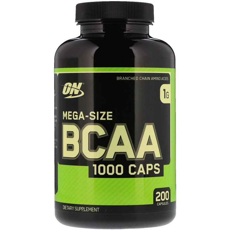 Optimum Nutrition, BCAA 1000 Caps, Mega-Size, 1 g, 200-400 Capsules - Ultimate Sup Singapore