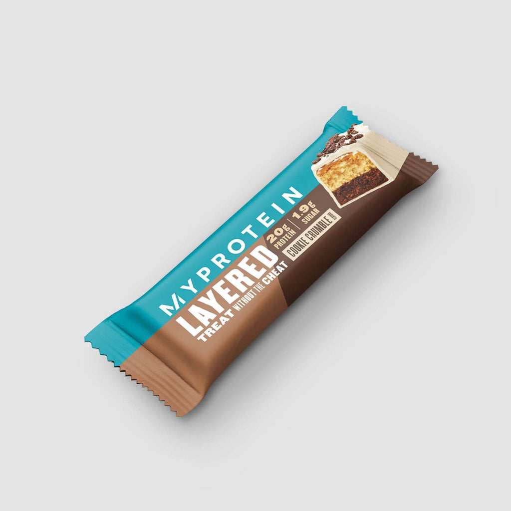 Myprotein, Layered, 3-12 bars, cookie crumble