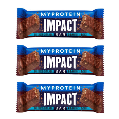 Myprotein, Layered, 3-12 bars, 3pcs dark choco sea salt