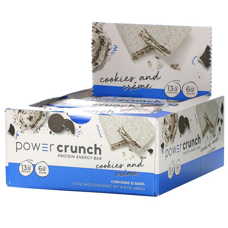 Power Crunch, Protein Bar Energy, Protein Worth Craving, High Protein, 3-12 Energy Bar, 40g Each, 13g Protein - Ultimate Sup Singapore