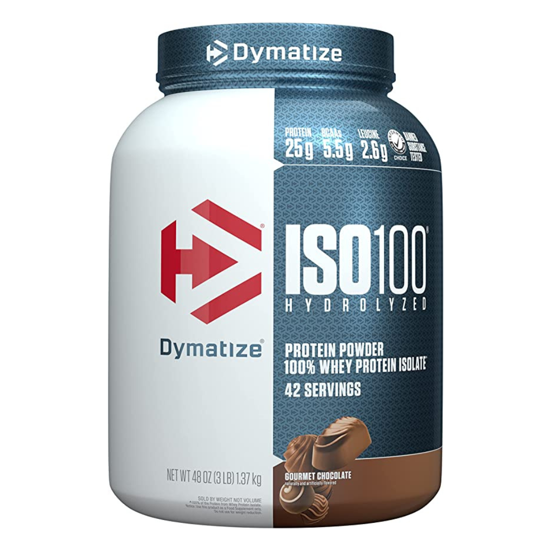 Dymatize Nutrition, ISO 100 Hydrolyzed, 1.3 - 5lb, gourmet chocolate