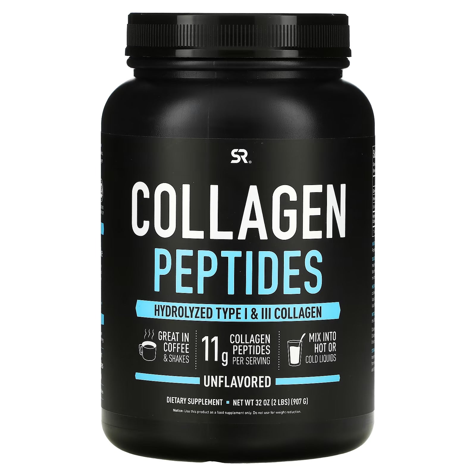 Sports Research, Collagen Peptides, 454-907g - Ultimate Sup Singapore