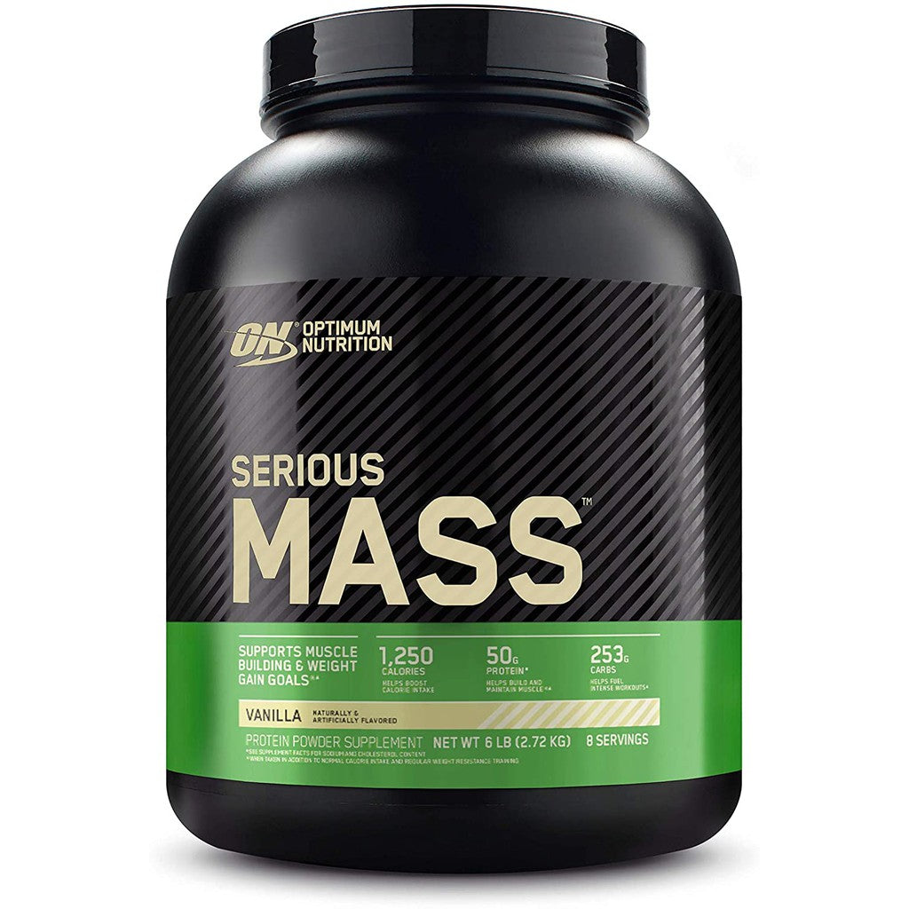 Optimum Nutrition, Serious Mass, 6-12lbs, vanilla 6lbs