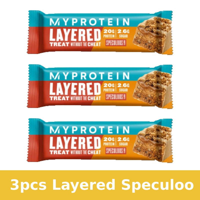 Myprotein, Layered, 3-12 bars, 3pcs layered speculoo