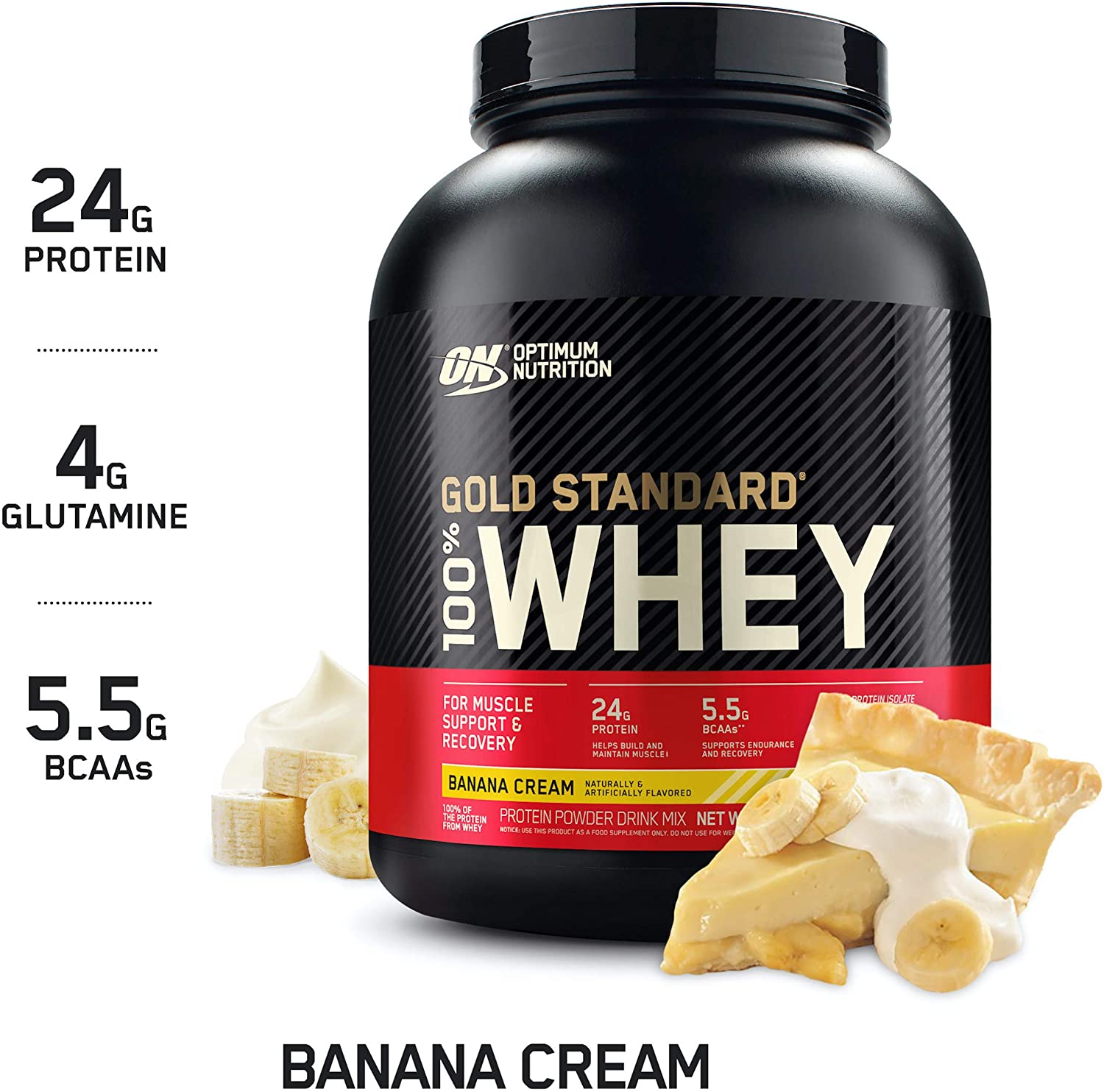 Optimum Nutrition, Gold Standard, 100% Whey, 1lb (454g) / 2lbs (907g) / 5 lbs (2.27 kg) / 10lbs (4.54kg) - Ultimate Sup Singapore