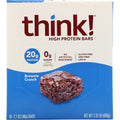 Think !, High Protein Bars, Brownie Crunch, 10 Bars, 2.1 oz (60 g) Each - Ultimate Sup Singapore