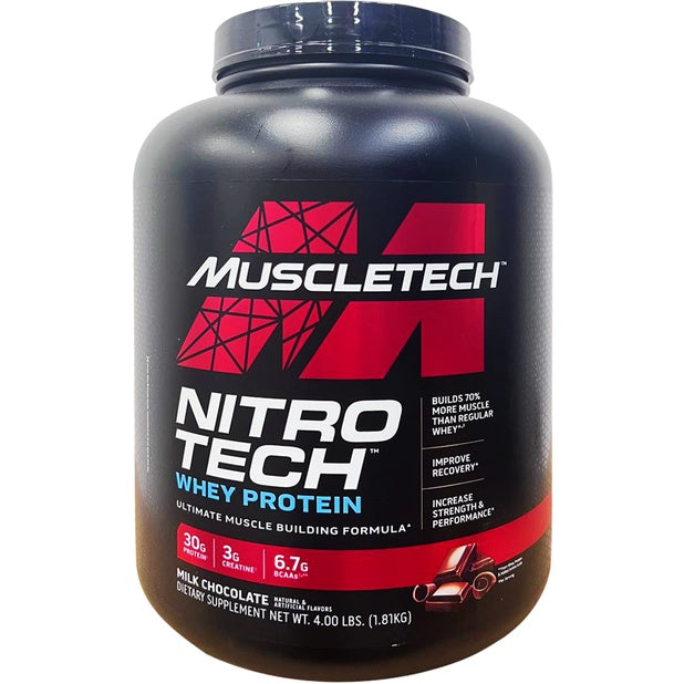 Muscletech, Nitro Tech, Whey Protein, 2lbs / 4lbs / 10lbs - Ultimate Sup Singapore