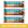 Myprotein, Layered, 3-12 bars, chocolate sundae