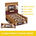 Myprotein, Layered, 3-12 bars, cookie cream