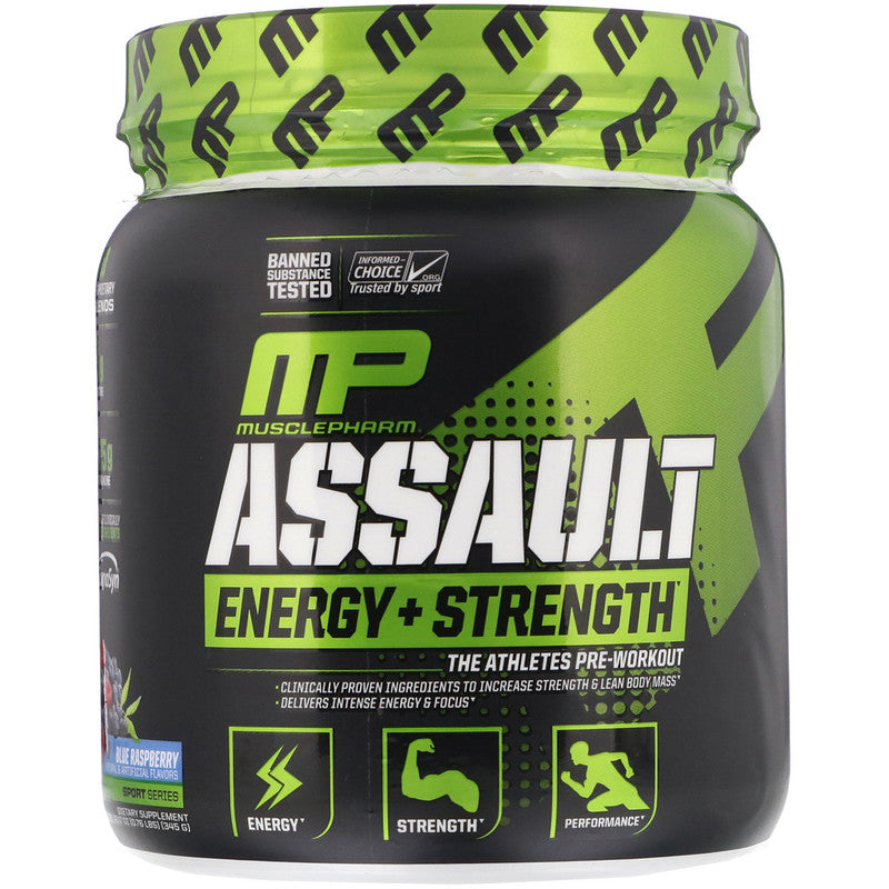 MusclePharm, Assault, Pre-Workout, 333g - Ultimate Sup Singapore